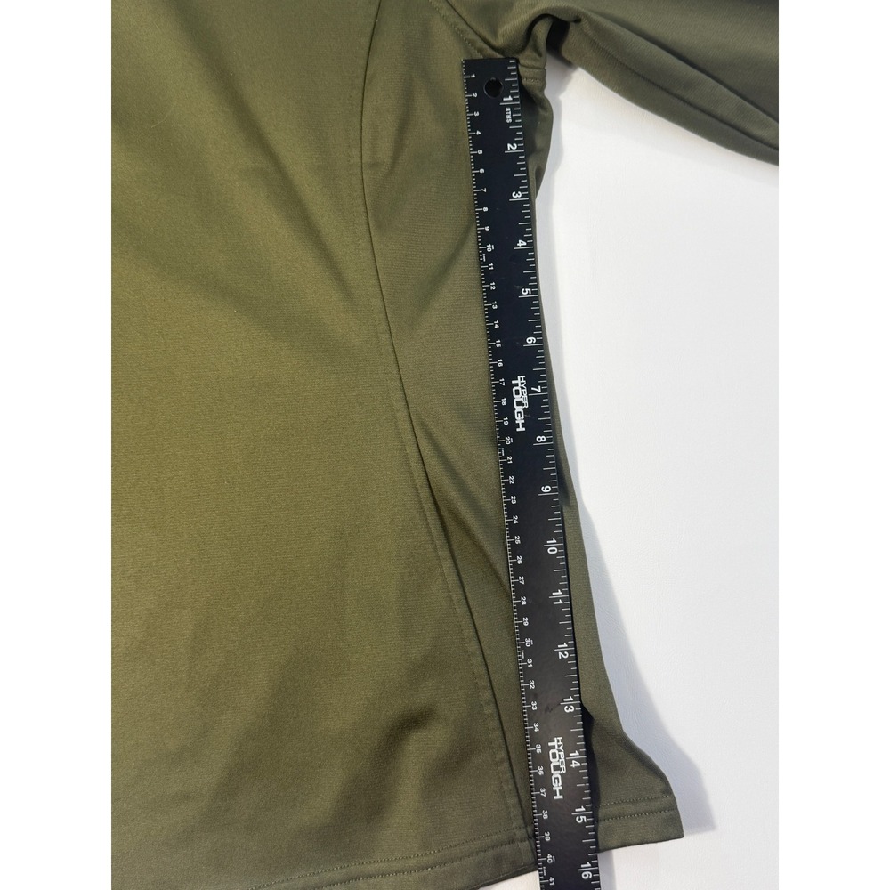 The North Face Pullover Womens XL Olive Green Excellent Quarter Zip Active Top - Picture 6 of 10